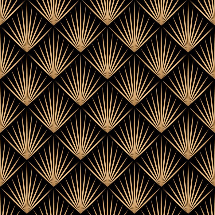 Poster Elegantie in art deco stijl