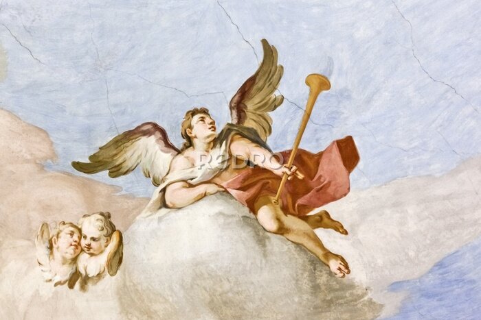 Poster Engel van de Heer artistiek ontwerp