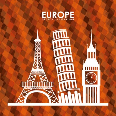 Poster europa ontwerp