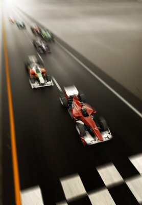 Poster F1 racing