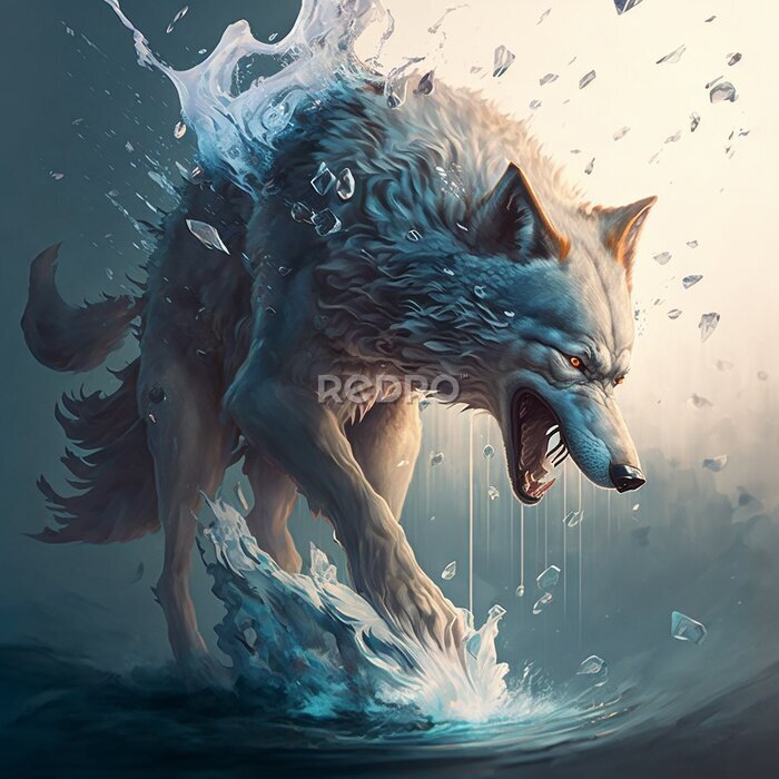 Poster fantasie wolf