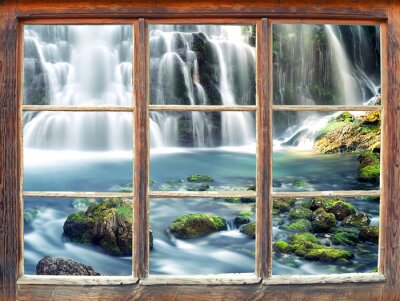 Fensterblick - Waterval