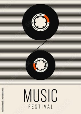 Poster Festival muziekcassette