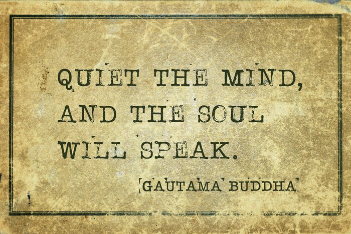 Poster Filosofisch citaat op retro achtergrond