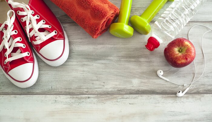 Poster fitness concept