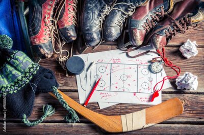 Poster Formation tactics in hockey matches