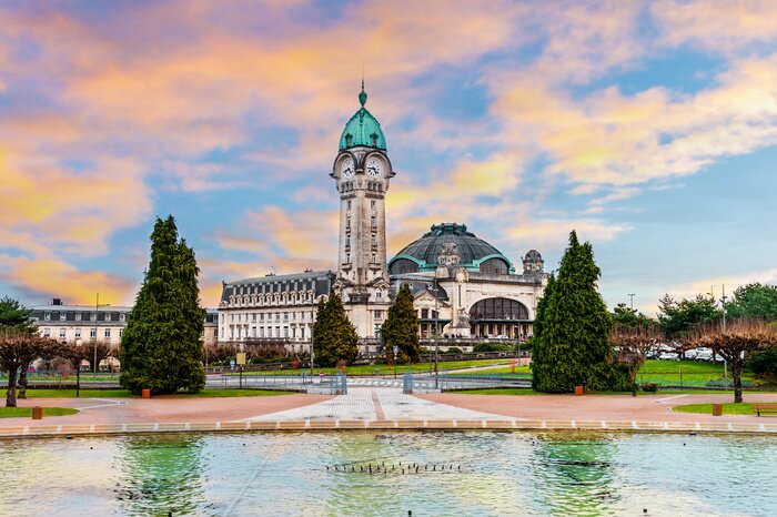 Poster Gare de Limoges