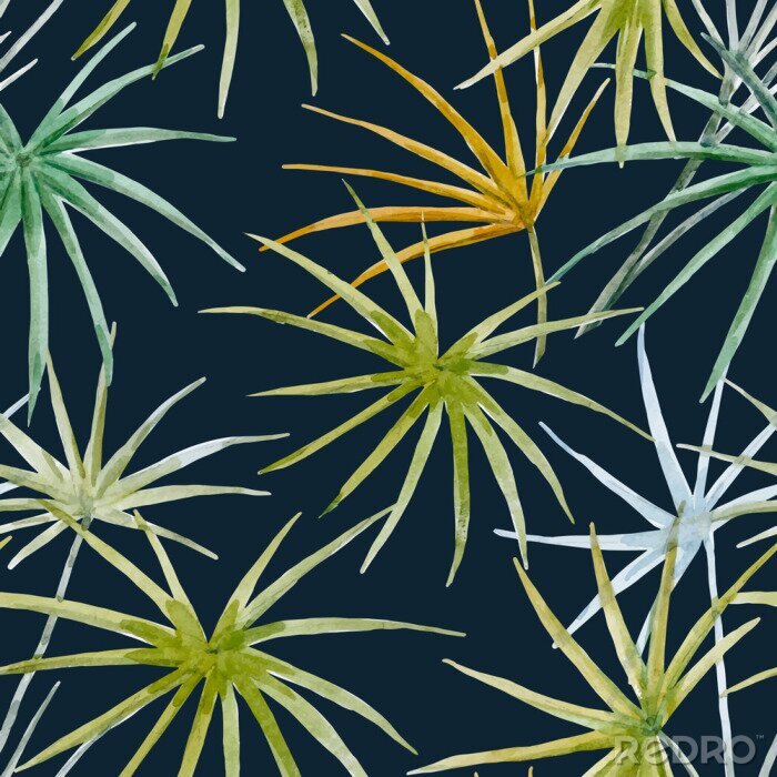 Poster Gekleurde bladeren van de jungle