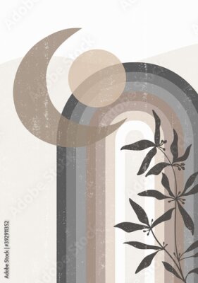 Poster Geometrische grafische illustratie