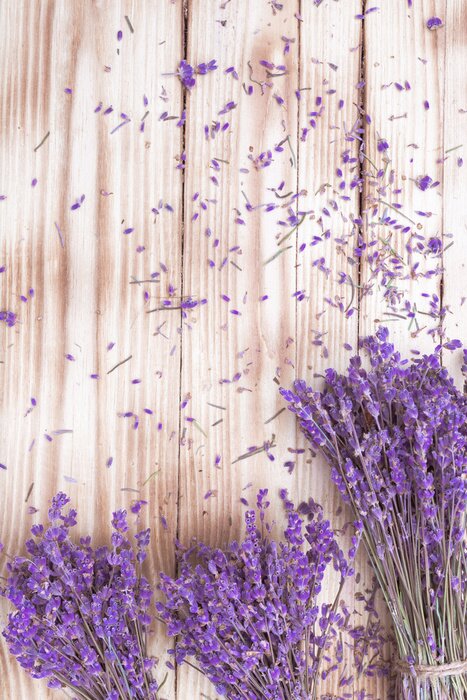 Poster Geplette lavendelboeketten