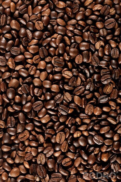 Poster Geroosterde koffiebonen