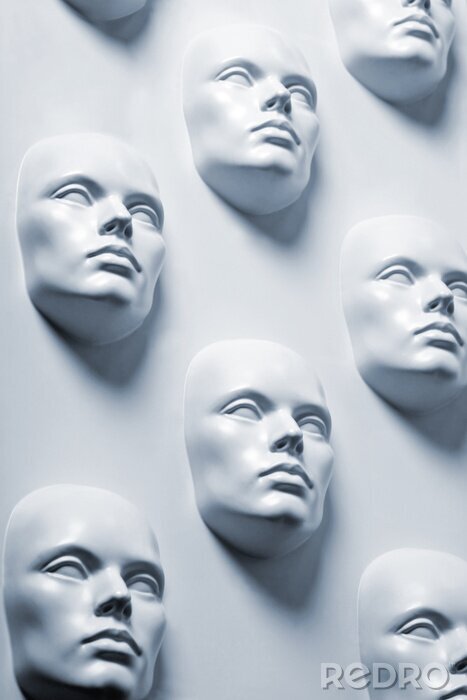 Poster Gezichten van de Moderne