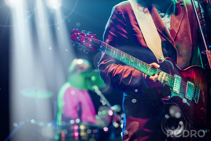 Poster Gitarist en rock