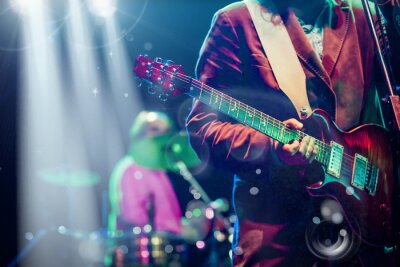 Fotobehang Gitarist en rock