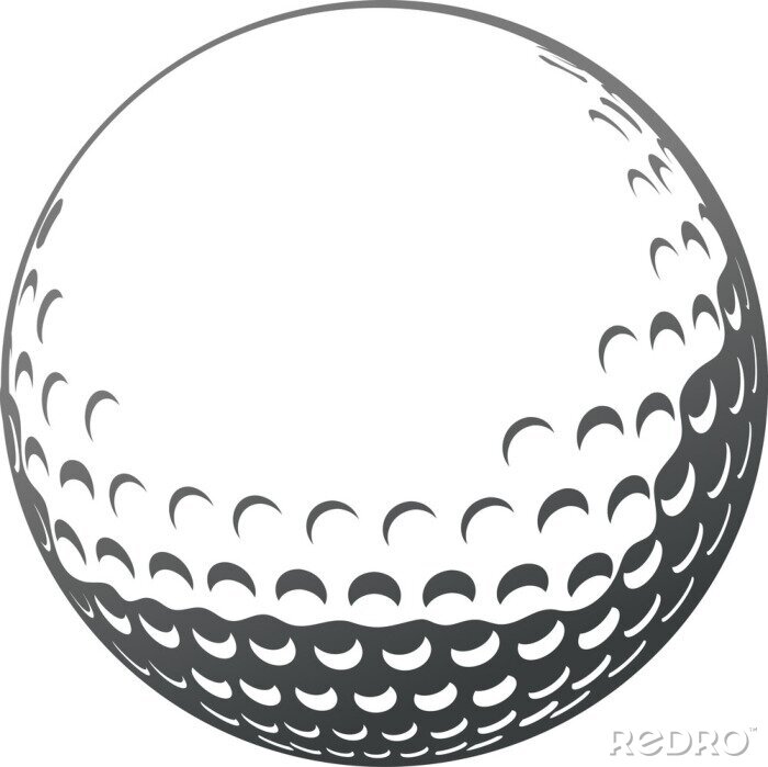 Poster golfbal