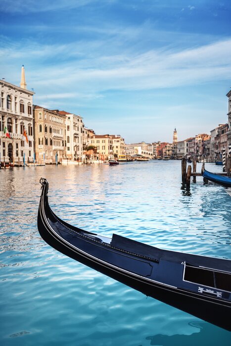 Poster Gondelrit rotonde Venetië