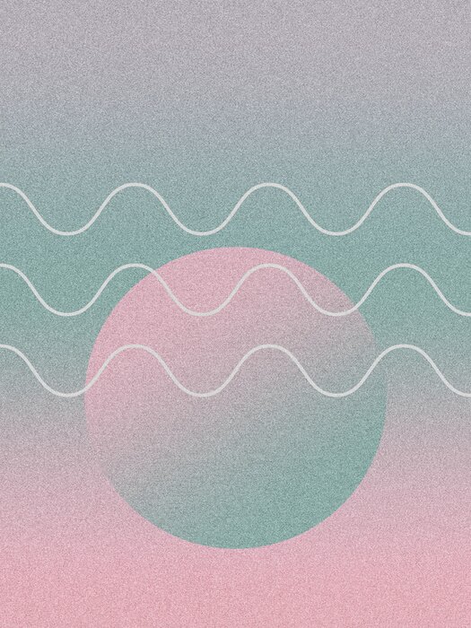 Poster Gradiënt geometrische details