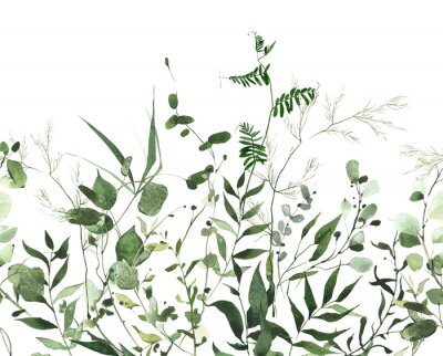 Sticker Grassen in de wind