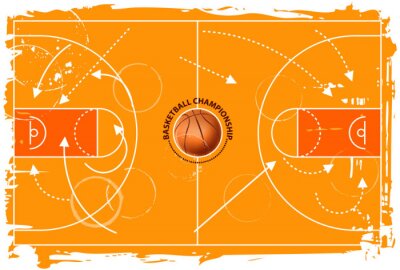 Sticker grunge speelveld