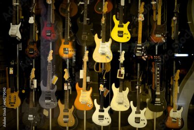 Poster Hangende Gitaar Tentoonstelling