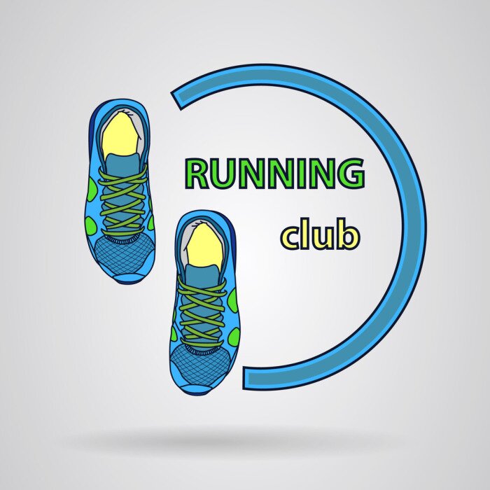 Poster Hardlopen logo