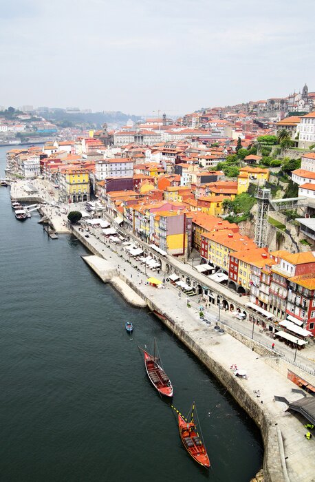 Poster Haven met schepen