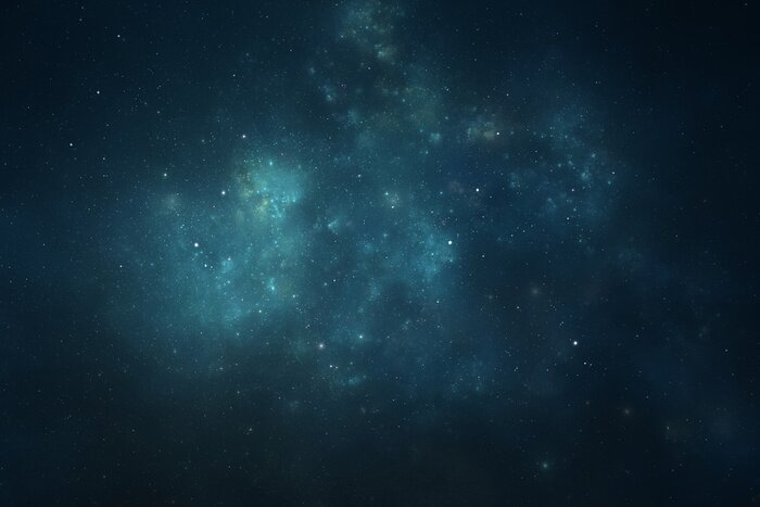 Poster Hemel en melkwegsterren