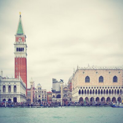 Het San Marcoplein van een afstand