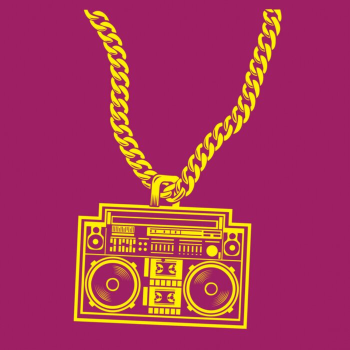 Poster Hip Hop Bling Bling Necklace
