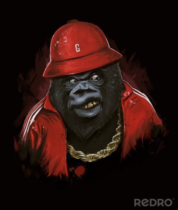 Poster Hip Hop Gorilla