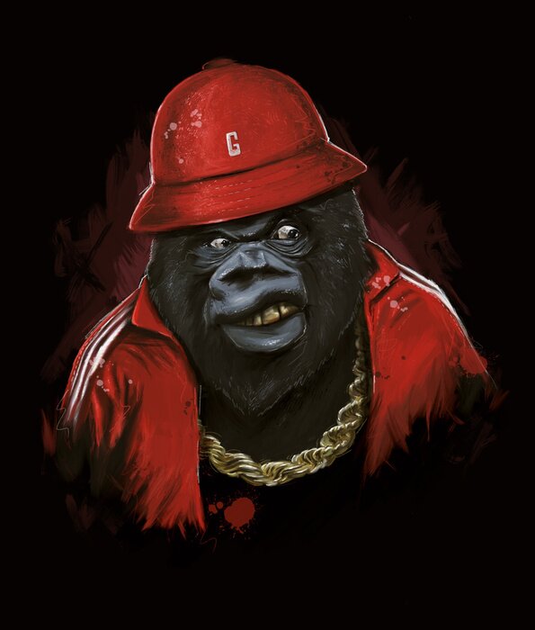 Poster Hip Hop Gorilla