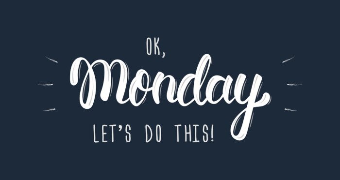 Poster Humoristische maandagslogan