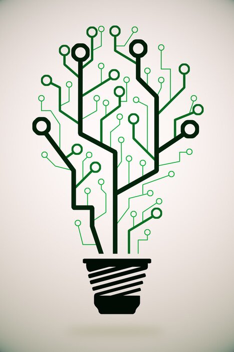 Poster Idea, innovation and inspire concept