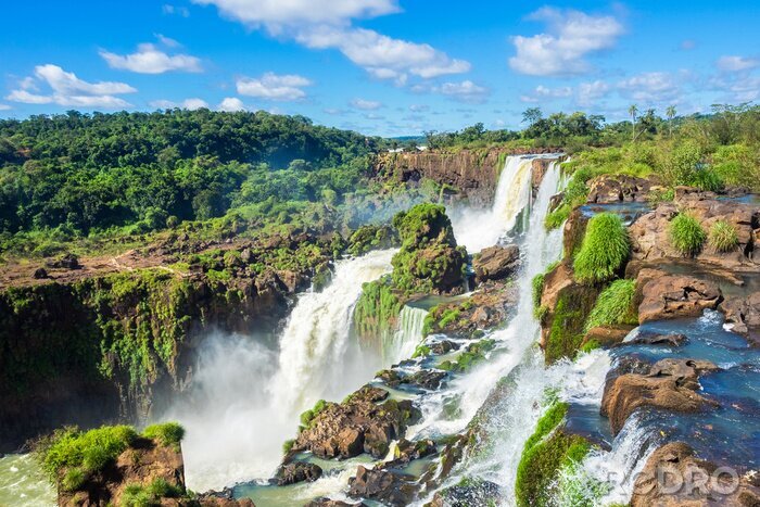 Poster Iguazu-waterval in Zuid-Amerika