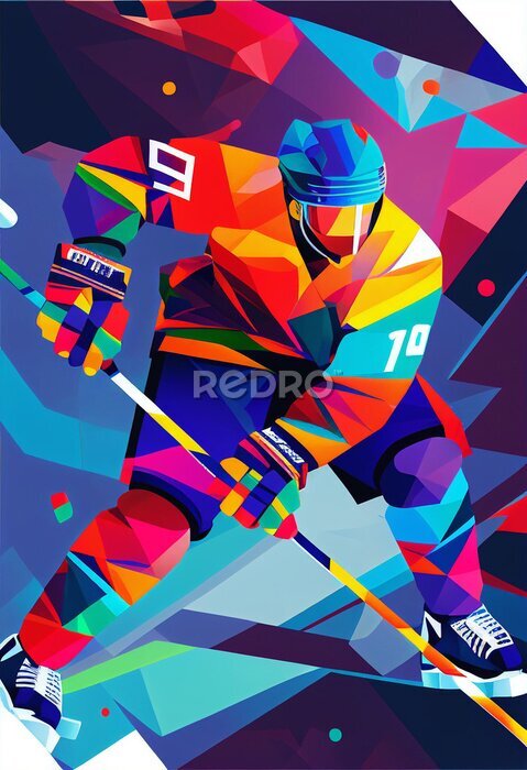Poster IJshockey speler
