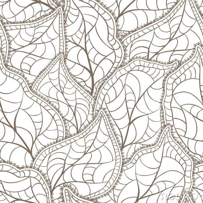 Poster Illustratie met natuurmotief