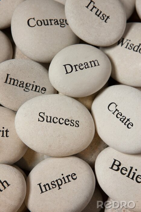 Poster Inspirational stenen