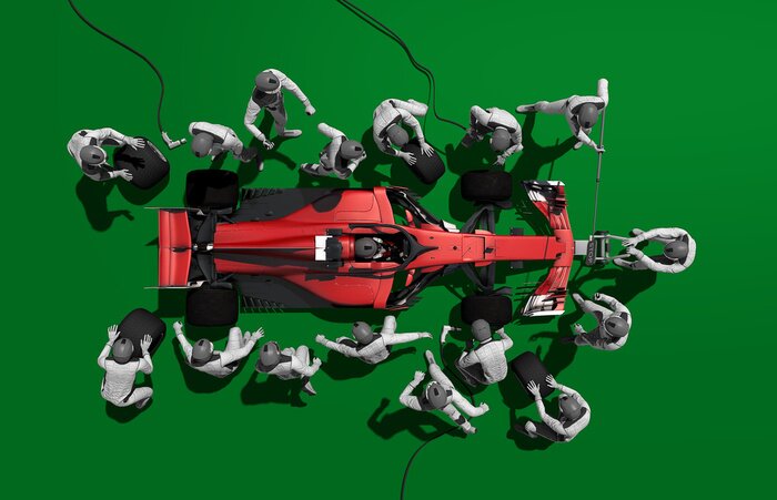 Poster italian pitstop