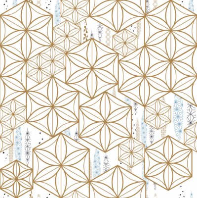 Behang Japanse patroonvector.