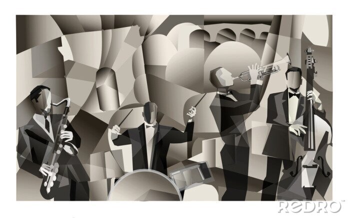 Poster Jazzband in Parijs