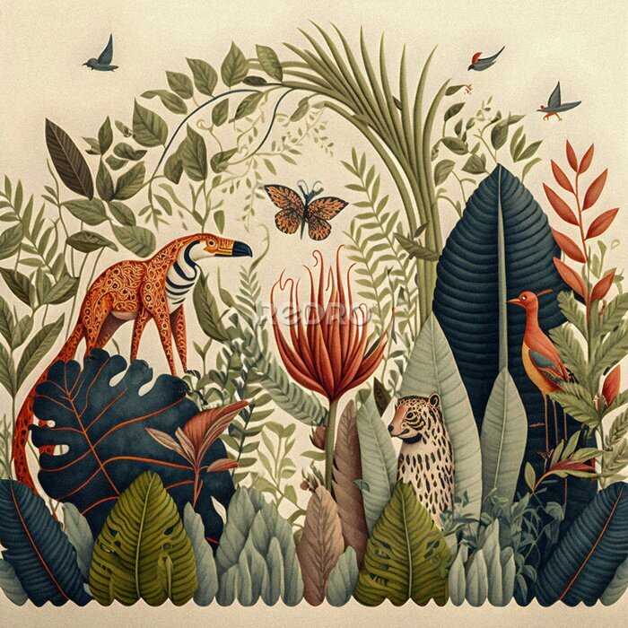 Poster Jungle dieren