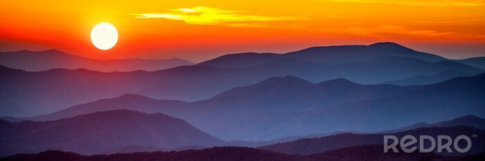 Poster Kalme zonsondergang
