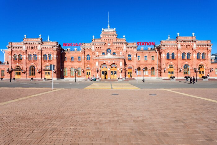 Poster Kazan Passazhirskaya station
