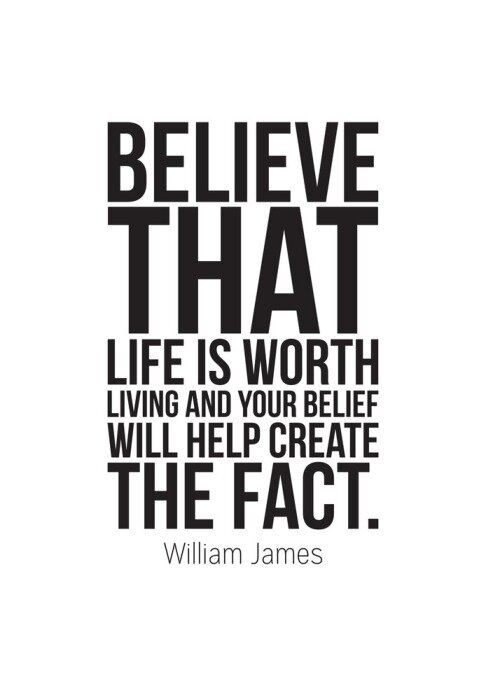 Poster Klassieke typografie op een lichte achtergrond