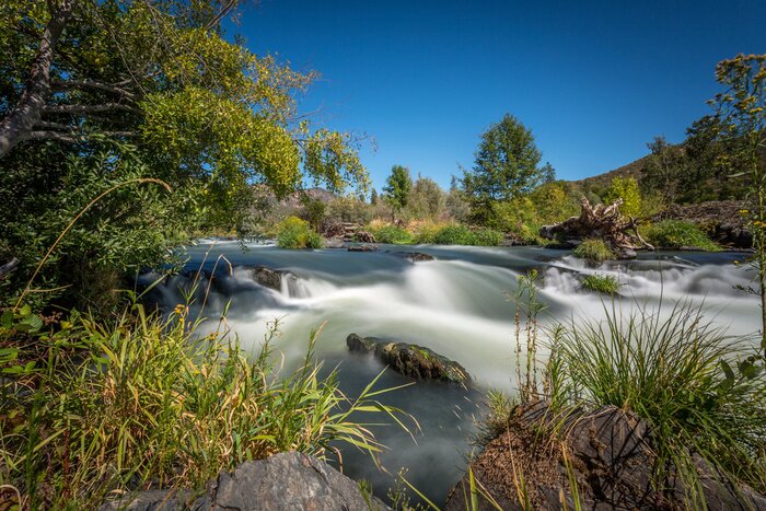 Poster Kleine waterval in Oregon