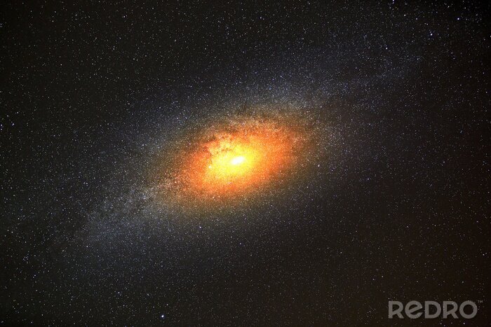 Poster Kosmos en een sterrenstelsel van verbluffende schoonheid