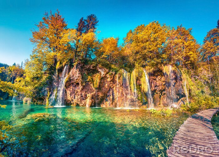 Poster Kroatische watervallen