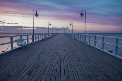 Poster Kustpier in Gdynia Orłowo