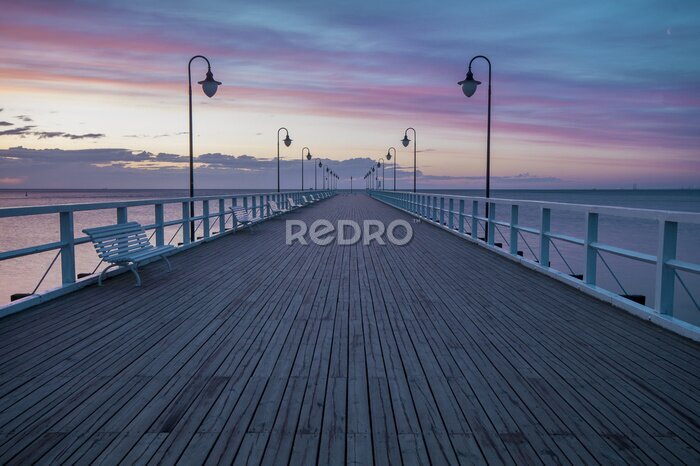 Poster Kustpier in Gdynia Orłowo