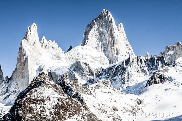 Poster Landschap in Los Glaciares National Park, Patagonië, Argentinië